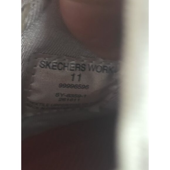 Skechers Women's Aluminum Toe SP Slip Resistant Work Shoes 99996596 Grey 11M - Picture 5 of 8